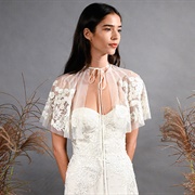 Capelet With Wedding Dress