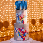 Abstract Art Inspired Cake Design