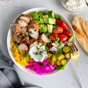 Chicken Shawarma and Rice Bowl