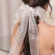 Personalized Hair Ribbon Bow