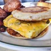 Palace Diner Deluxe Breakfast Sandwich