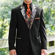 Patterned Lapel on Jacket