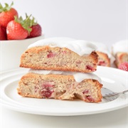 Keto Scone With Strawberries