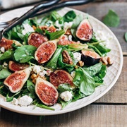 Fig, Goat Cheese, and Arugula Salad