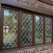Traditional Tudor Style Leaded Glass Windows