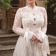 Multiple, Small Keyholes in Bodice