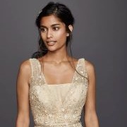 Sheer Shoulder Straps Over Visible Strapless Bodice