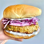 Clam Cake Sandwich
