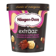 Häagen-Dazs Exträaz Brownies & Cookie Dough Ice Cream
