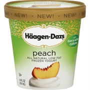 Häagen-Dazs Peach Frozen Yogurt