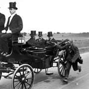 A Beggar Pursues King George V
