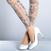 "Leg Sleeve" Tattoo Tights
