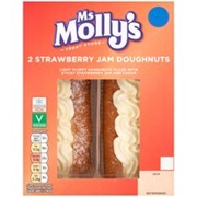 Ms Molly's Strawberry Jam Doughnuts