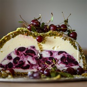 Cherry Rose Pistachio Trifle
