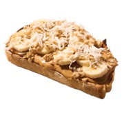 Peanut Banana Crunch Toast
