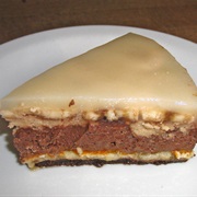 Vegan No Bake Chocolate Cream Pie With Mandarin Oranges and Bananas