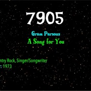 #9367 a Song for You by Gram Parsons