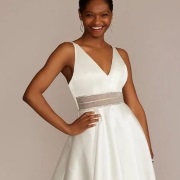 Illusion Waist Wedding Dress