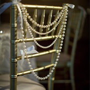 Pearls Chair Decoration