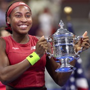 Tennis French Open Championship -- Coco Gauff From the USA