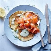 Smoked Salmon Pancakes