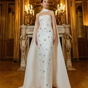 Cape With "Neck Scarf" Look in Front