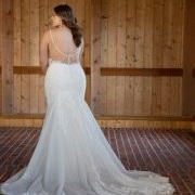 Open Back With Piping Detail