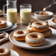 Vanilla Glazed Bagel