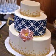 Oval Wedding Cake
