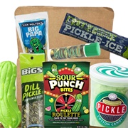 Dill Pickle Flavored Snacks