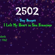 #7979 I Left My Heart in San Francisco by Tony Bennett