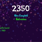 #7250 Galveston by Glen Campbell