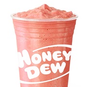 Strawberry & Ice Cream Frozen Drink