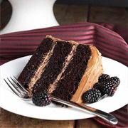 Blackberry Red Wine Chocolate Cake