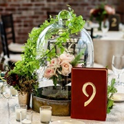 Glass Dome Centerpiece