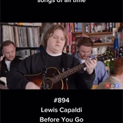 #1177 Before You Go by Lewis Capaldi