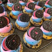 Galaxy Surprise Cupcake