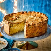 Parsnip Pie With Creamed Cabbage and Apple