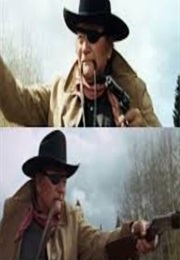 John Wayne's Fearless Horseback Charge, Guns Blazing in True Grit (1969)