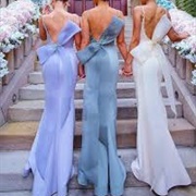 Off-Kilter, Artistic Style Bow on Dress