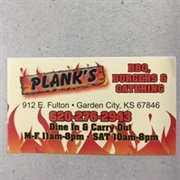 Plank's Bbq