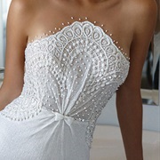 Tiny Bow on Waist of Wedding Dress