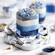 Butterfly Pea Flower Mousse