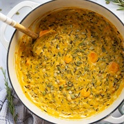 Wild Rice and Pumpkin Soup