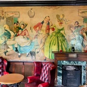 Morritt Arms Hotel Dickens Mural