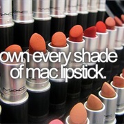 Own Every Shade of Mac Lipstick