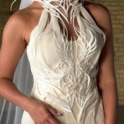 Dress With 3D Printed Decor
