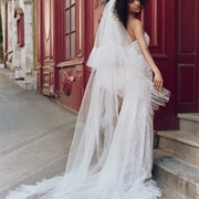 Tiered, Ruffled Wedding Veil