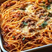 Spaghetti With Graham Cracker Crumbs, Ginger, and Cinnamon