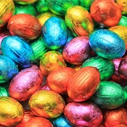 Foiled Chocolate Easter Eggs